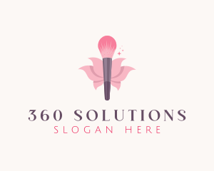 Makeup Brush Cosmetics logo design