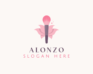 Makeup Brush Cosmetics logo design