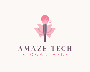 Makeup Brush Cosmetics logo design