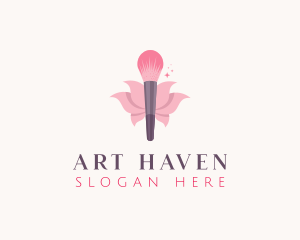 Makeup Brush Cosmetics logo design