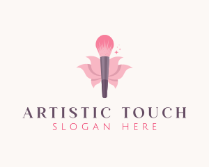 Makeup Brush Cosmetics logo design