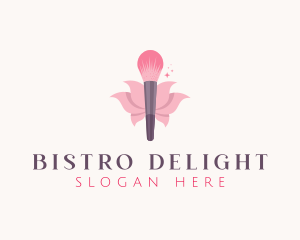 Makeup Brush Cosmetics logo design