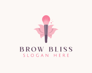 Makeup Brush Cosmetics logo design