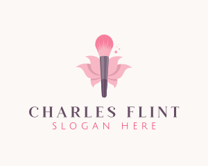 Makeup Brush Cosmetics logo design