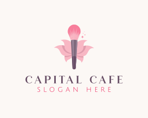 Makeup Brush Cosmetics logo design