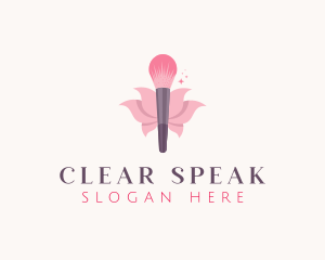 Makeup Brush Cosmetics logo design