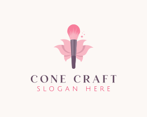 Makeup Brush Cosmetics logo design