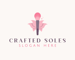 Makeup Brush Cosmetics logo design