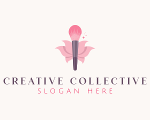 Makeup Brush Cosmetics logo design