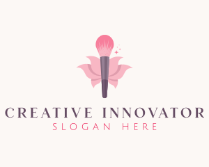 Makeup Brush Cosmetics logo design