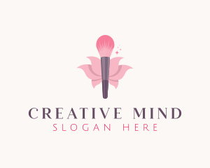 Makeup Brush Cosmetics logo design