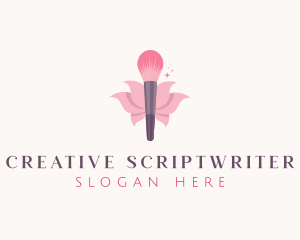 Makeup Brush Cosmetics logo design