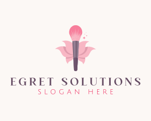 Makeup Brush Cosmetics logo design