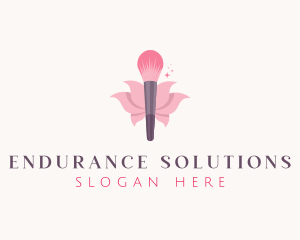 Makeup Brush Cosmetics logo design