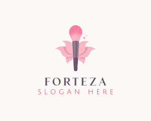 Makeup Brush Cosmetics logo design