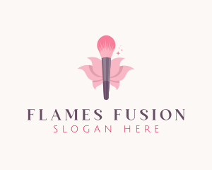 Makeup Brush Cosmetics logo design