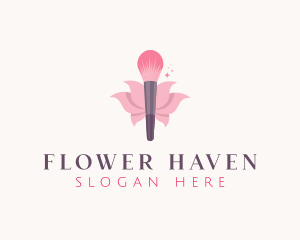 Makeup Brush Cosmetics logo design