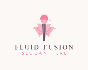 Makeup Brush Cosmetics logo design