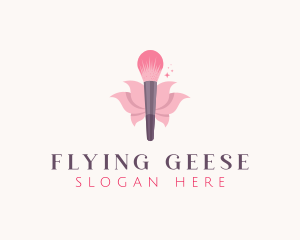 Makeup Brush Cosmetics logo design