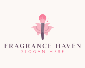 Makeup Brush Cosmetics logo design