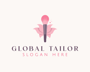 Makeup Brush Cosmetics logo design