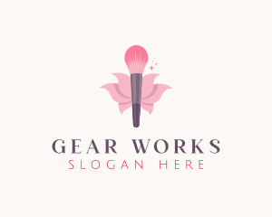 Makeup Brush Cosmetics logo design