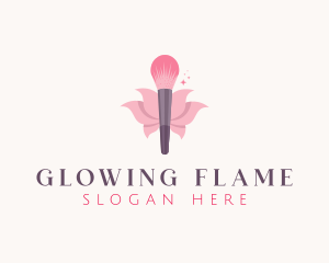 Makeup Brush Cosmetics logo design