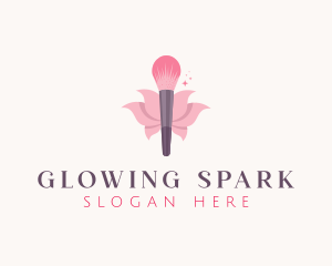 Makeup Brush Cosmetics logo design