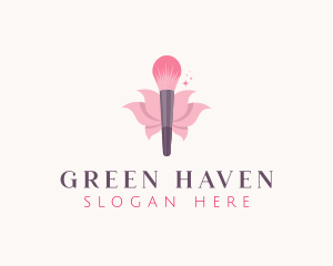 Makeup Brush Cosmetics logo design