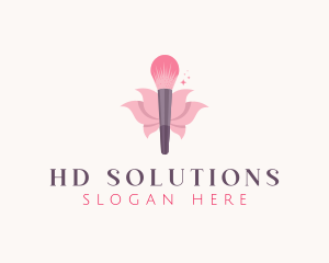 Makeup Brush Cosmetics logo design