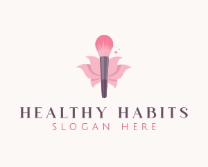 Makeup Brush Cosmetics logo design