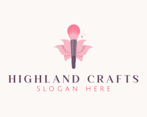 Makeup Brush Cosmetics logo design