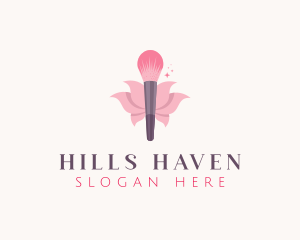 Makeup Brush Cosmetics logo design