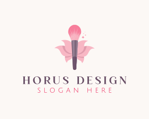 Makeup Brush Cosmetics logo design