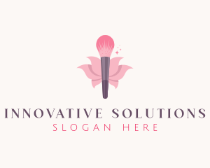 Makeup Brush Cosmetics logo design