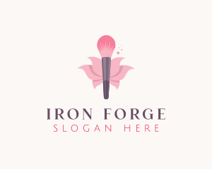 Makeup Brush Cosmetics logo design