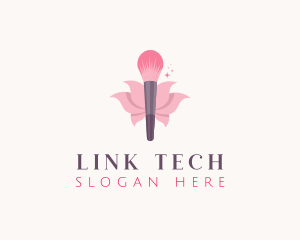 Makeup Brush Cosmetics logo design