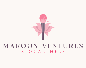 Makeup Brush Cosmetics logo design