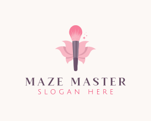 Makeup Brush Cosmetics logo design