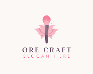 Makeup Brush Cosmetics logo design