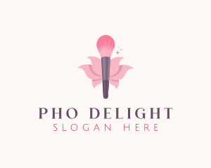 Makeup Brush Cosmetics logo design