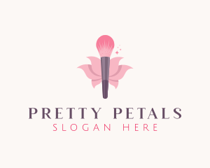 Makeup Brush Cosmetics logo design