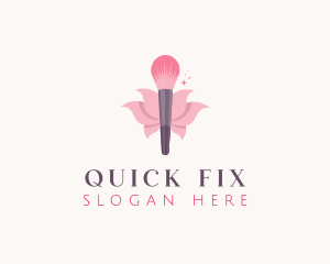 Makeup Brush Cosmetics logo design