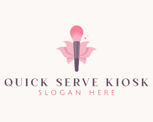 Makeup Brush Cosmetics logo design