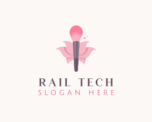 Makeup Brush Cosmetics logo design