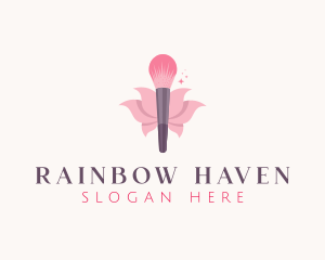 Makeup Brush Cosmetics logo design