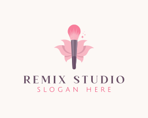 Makeup Brush Cosmetics logo design