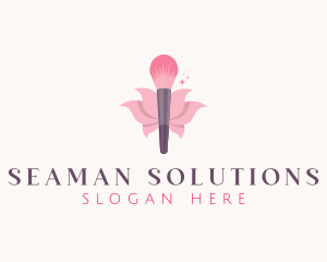 Makeup Brush Cosmetics logo design