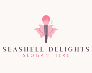 Makeup Brush Cosmetics logo design