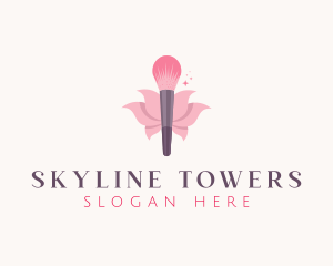 Makeup Brush Cosmetics logo design